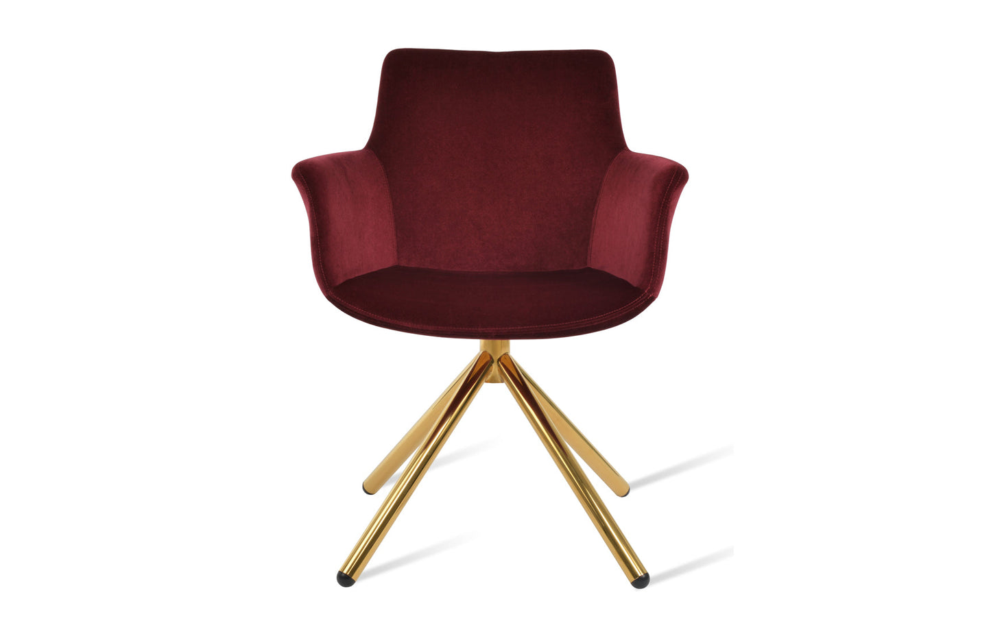 Bottega Swivel Stick Armchair - Fabric