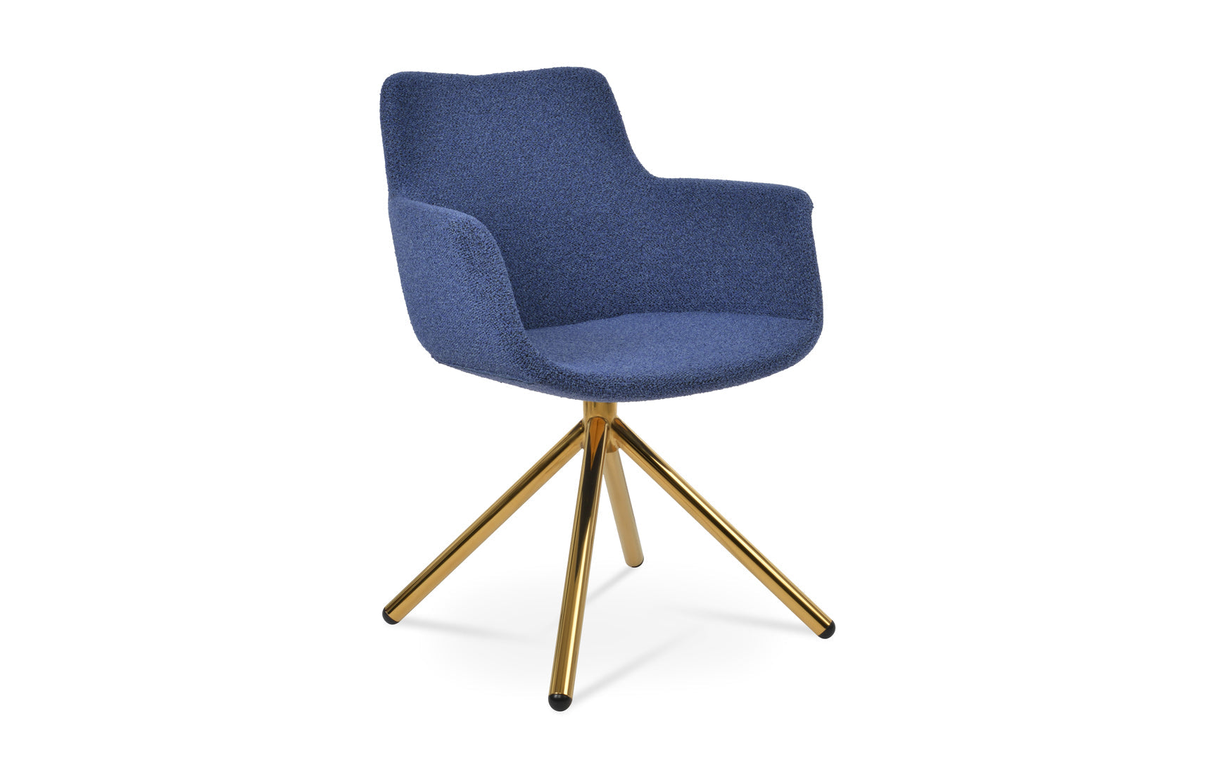 Bottega Swivel Stick Armchair - Fabric