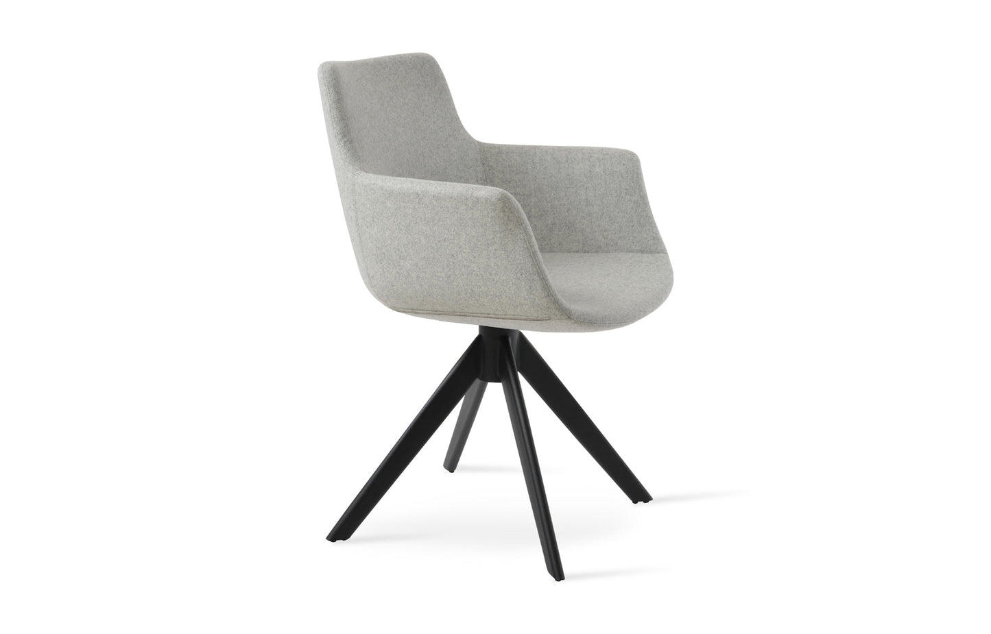 Bottega Sword Dining Armchair-Fabric