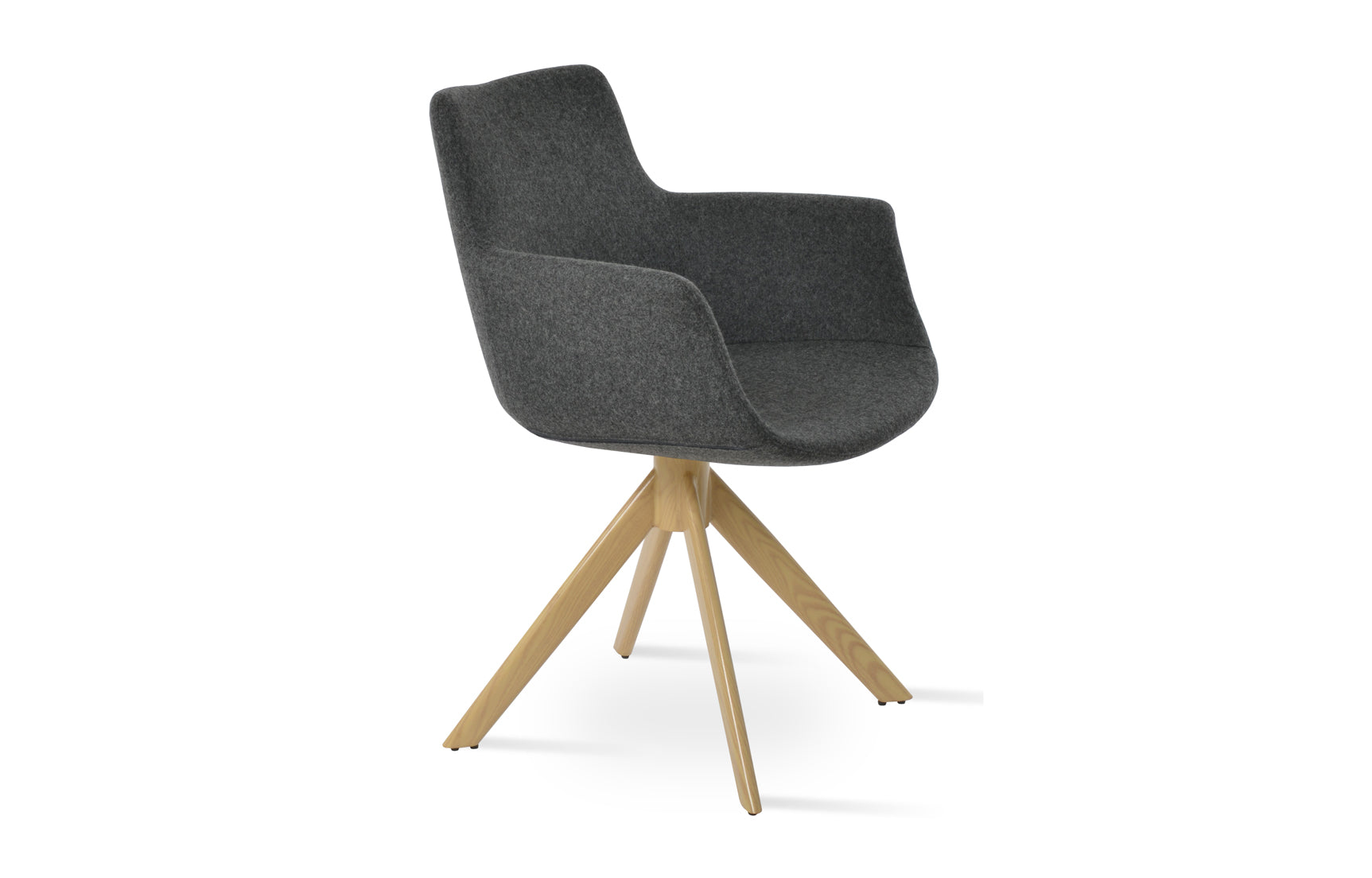 Bottega Sword Dining Armchair-Fabric