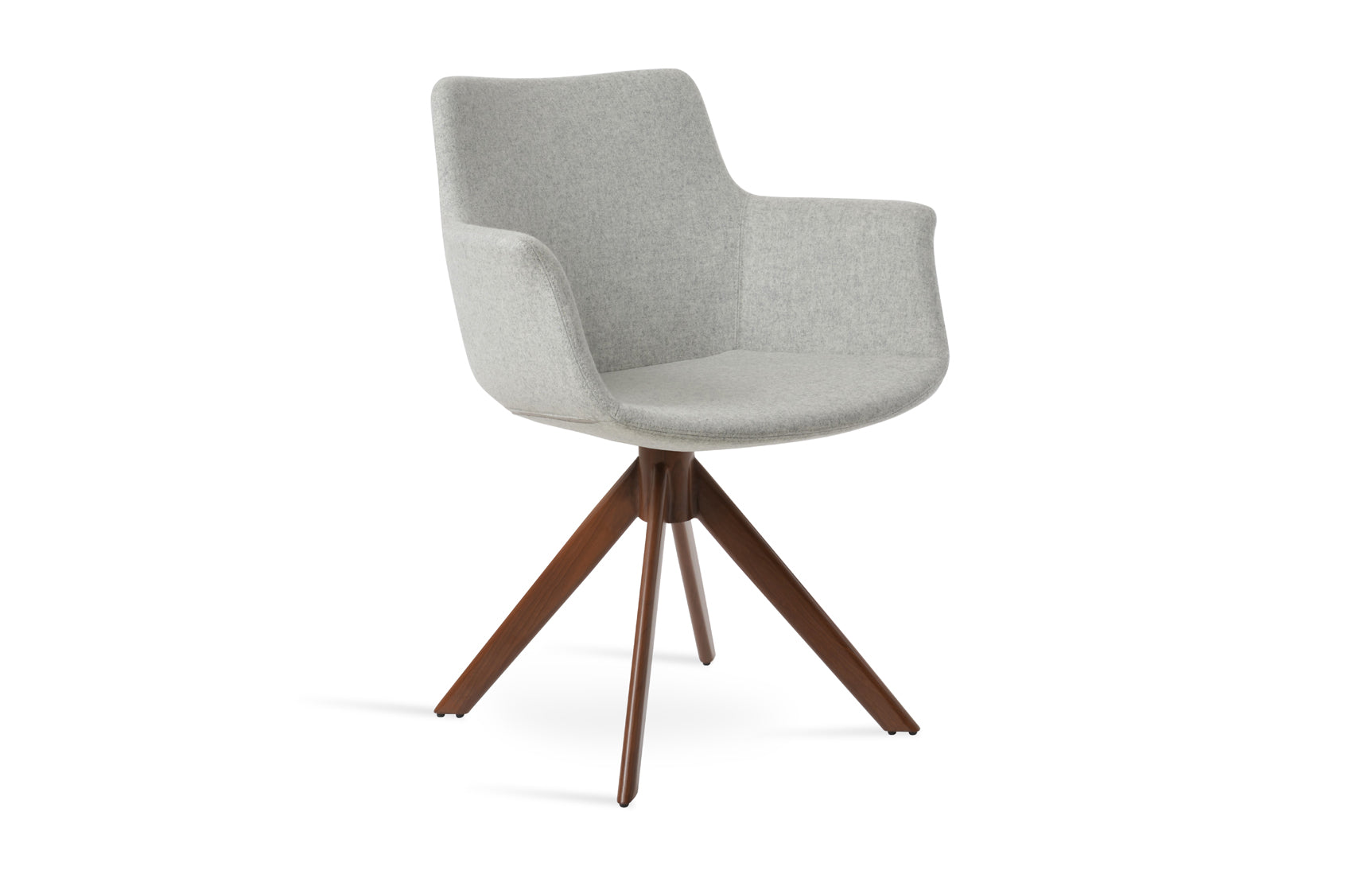 Bottega Sword Dining Armchair-Fabric