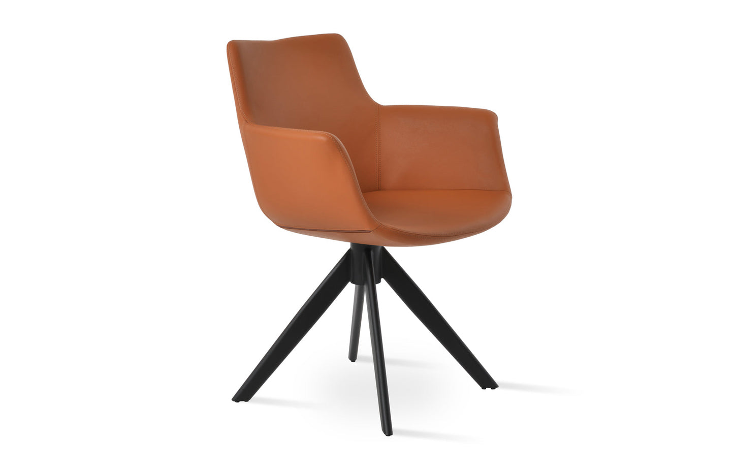 Bottega Sword Dining Armchair-Leather