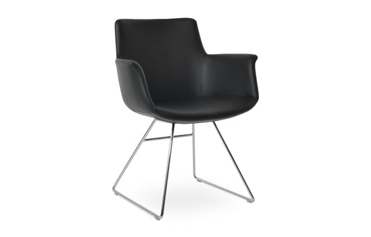 Bottega Wire Armchair-Leather