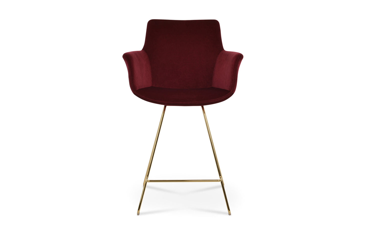 Bottega Wire Counter Stool-Fabric