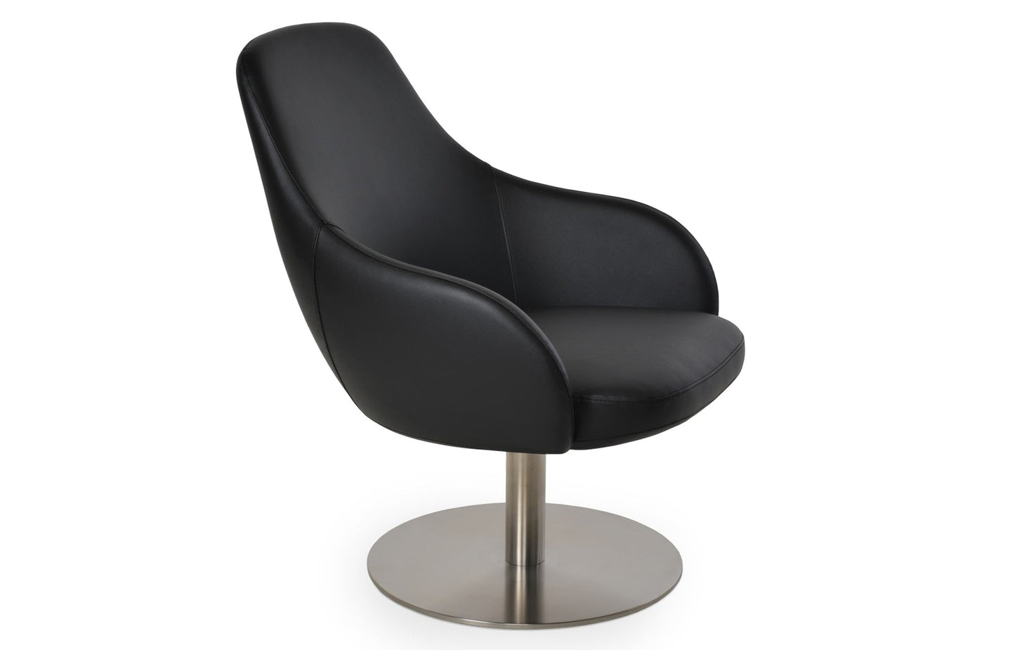 Gazel Arm Lounge Swivel Round Chair