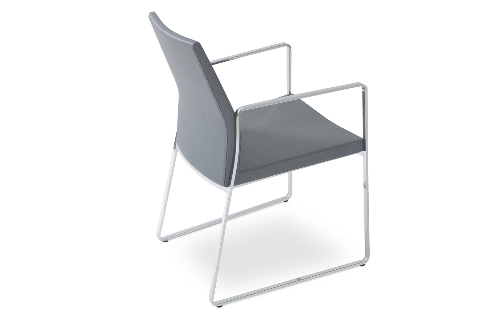 Pasha Arm Sled Dining Chair