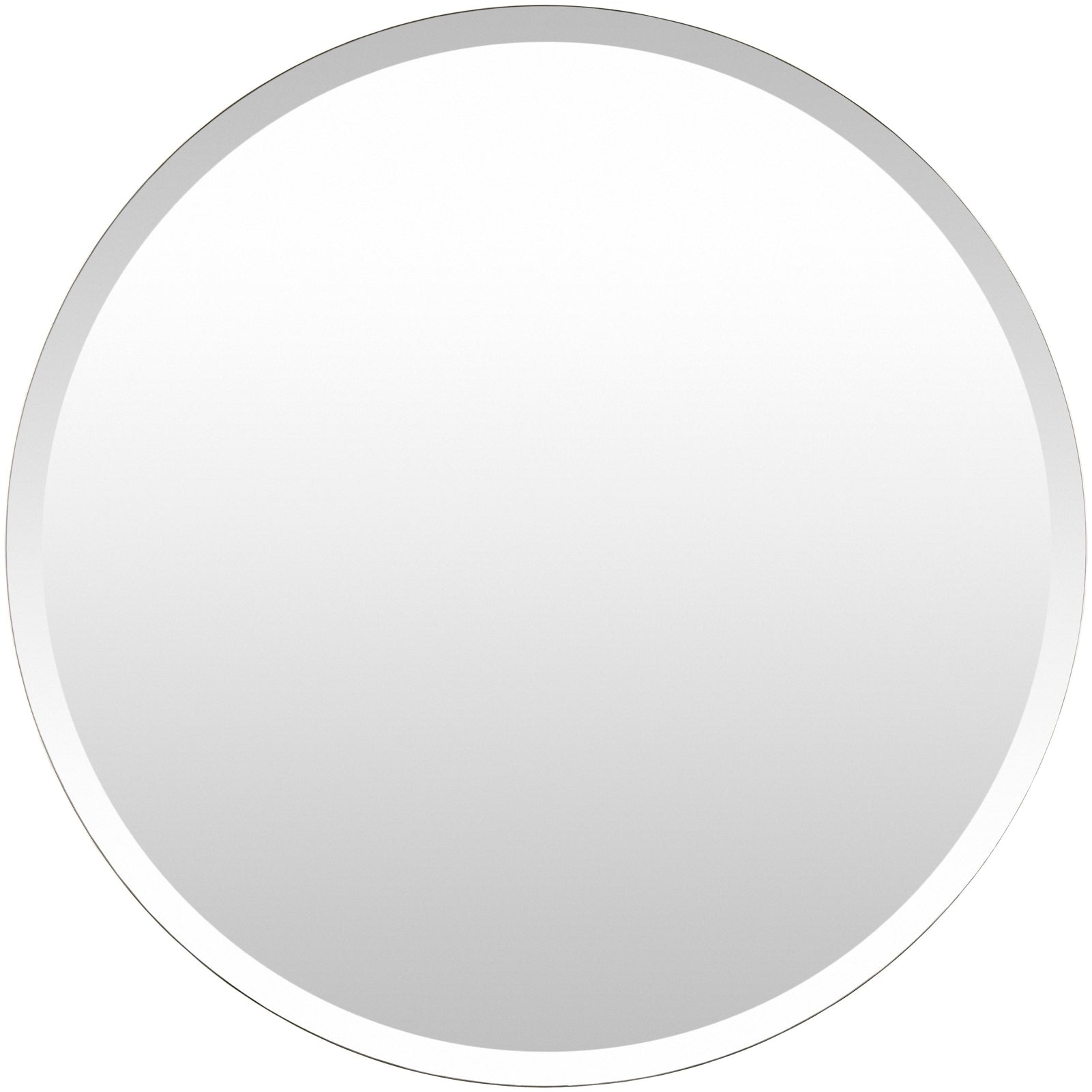 Surya Contour Round Mirror