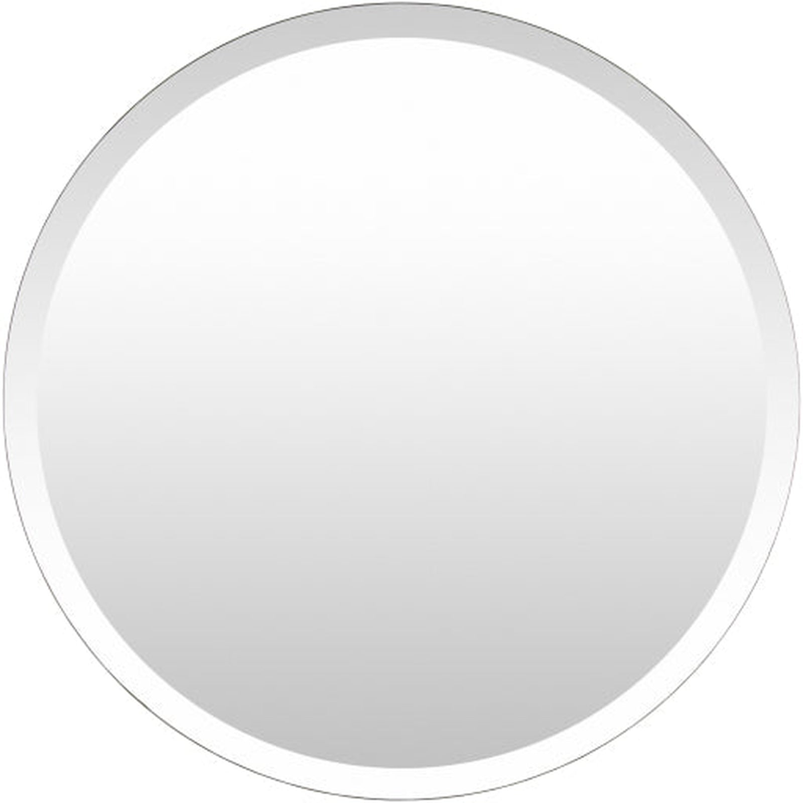 Surya Contour Round Mirror