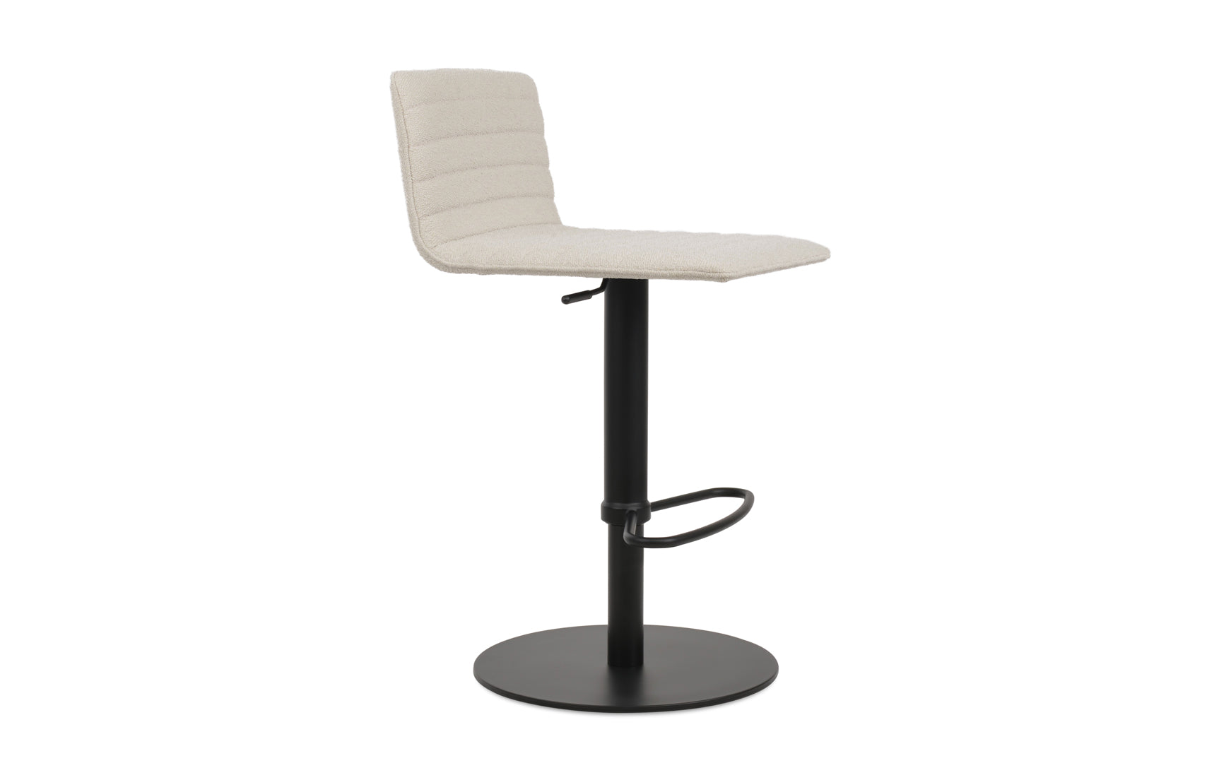 Corona Full Upholstery Half Piston Stool