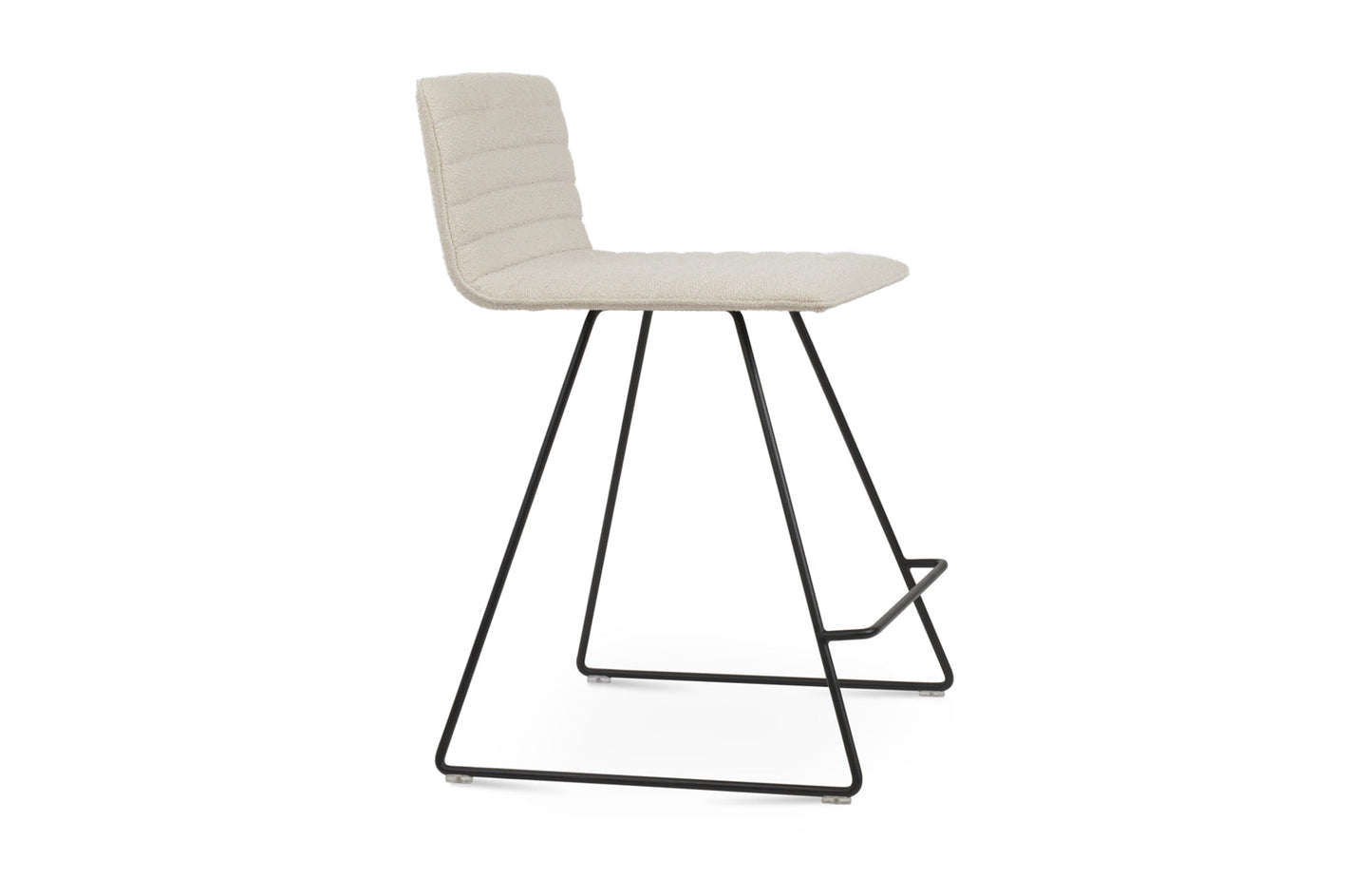 Corona Full Upholstered Wire Stool