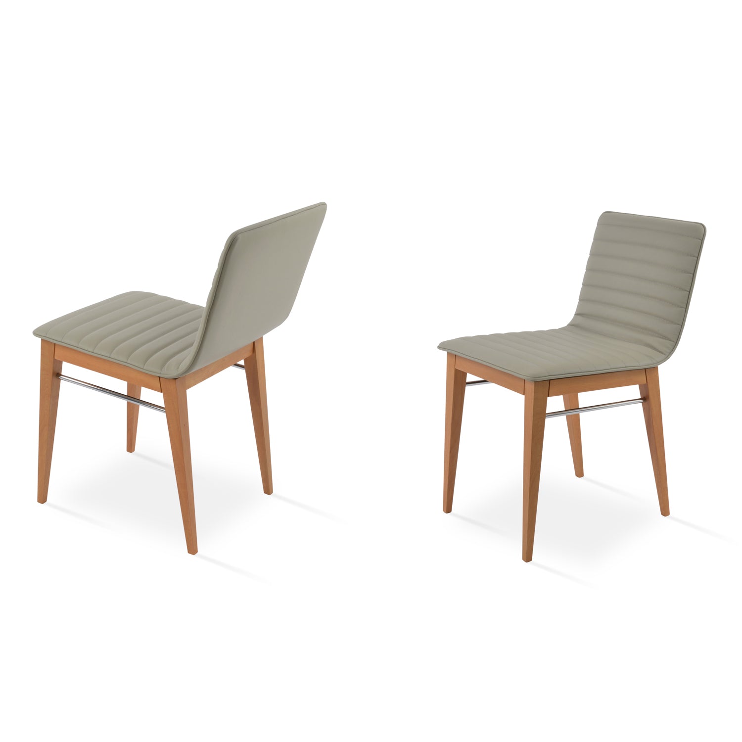 Corona Full Upholstered Wood Dining Chair