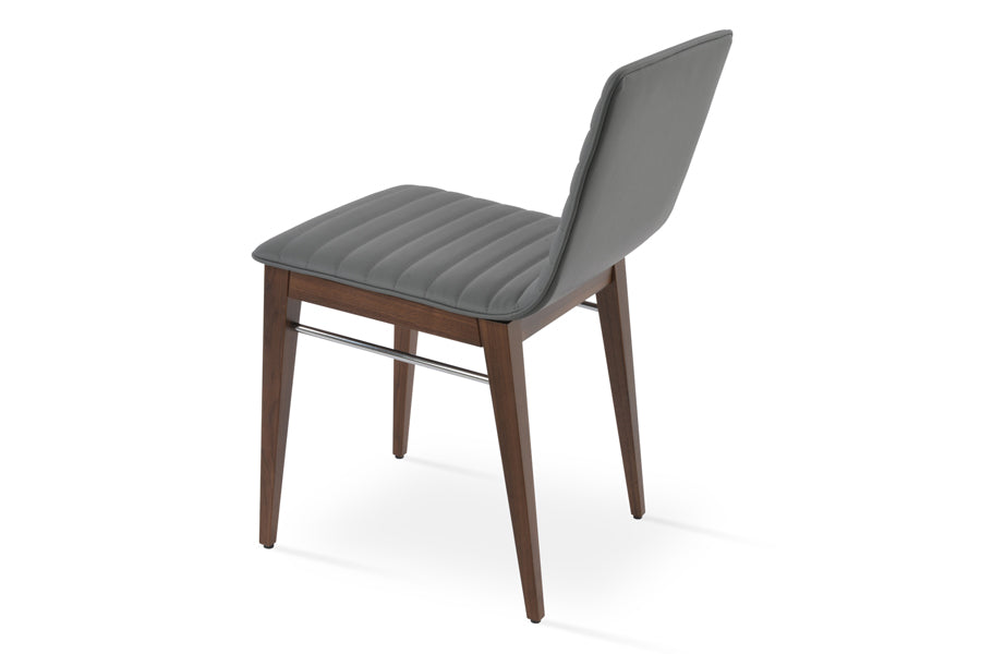 Corona Full Upholstered Wood Dining Chair