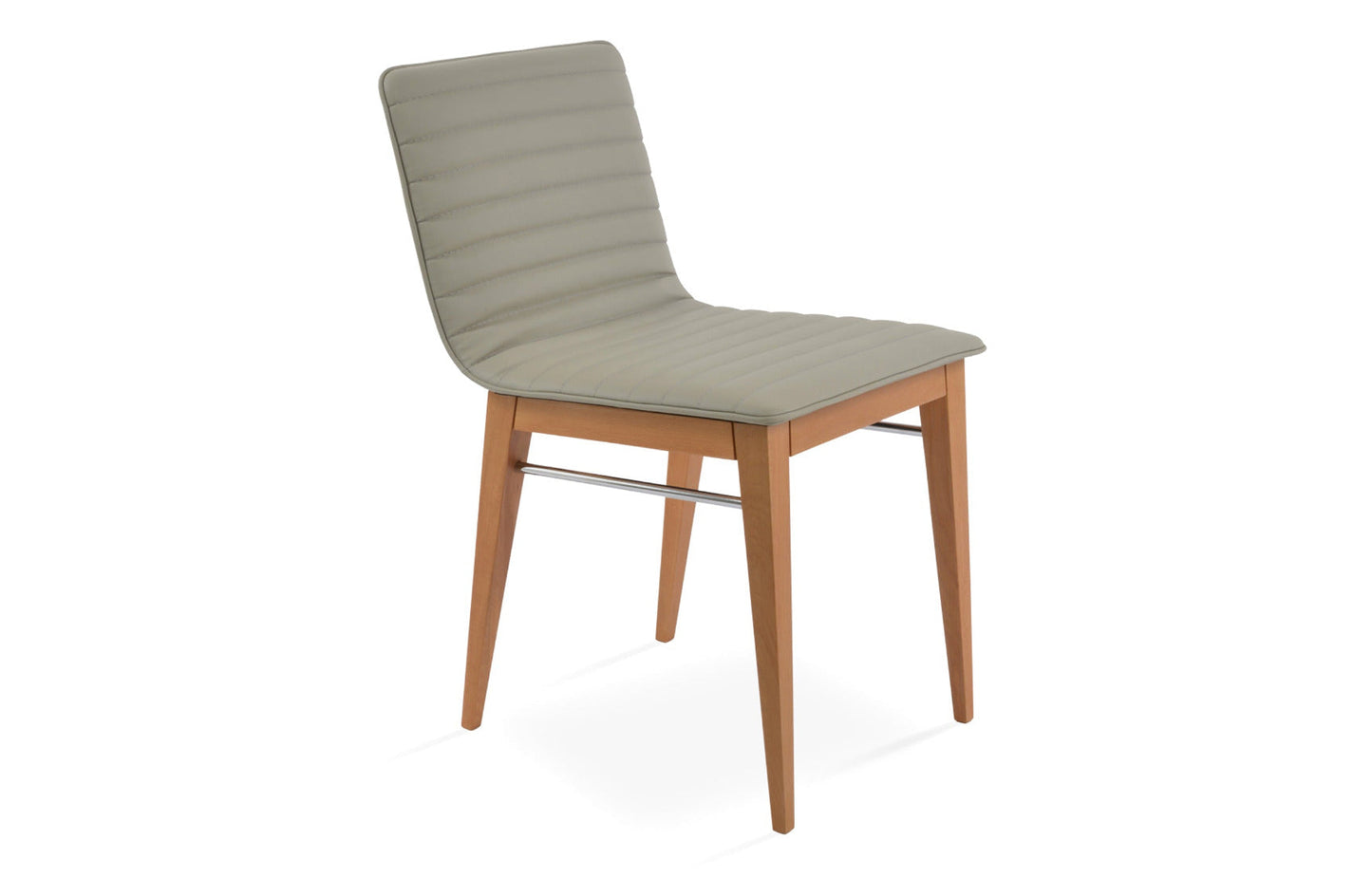 Corona Full Upholstered Wood Dining Chair