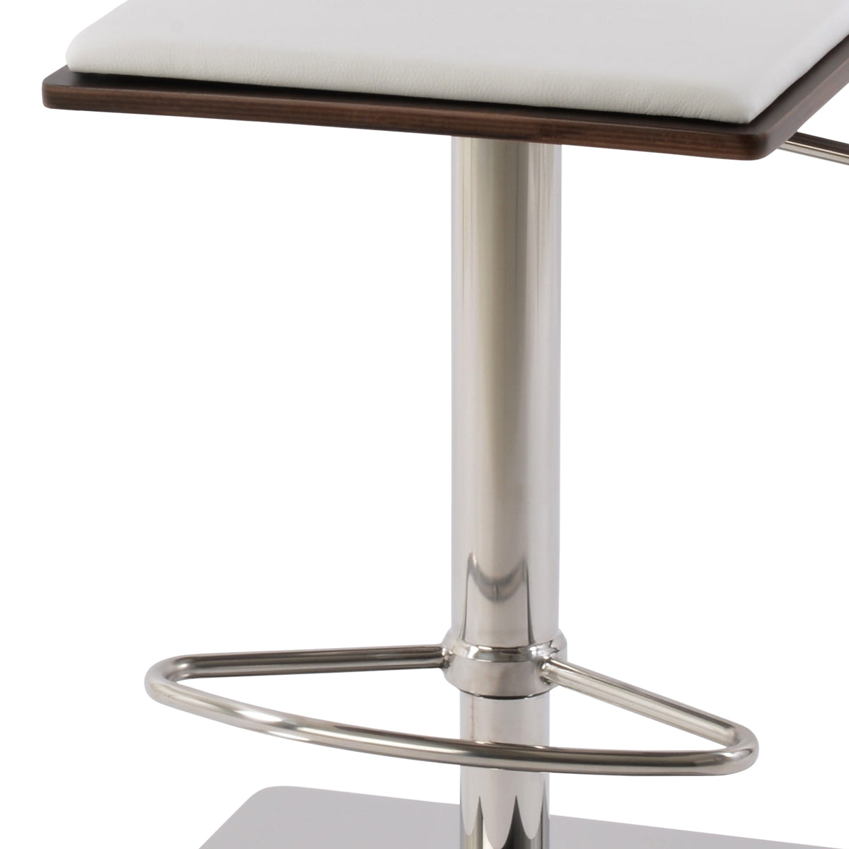 Corona Half Footrest Piston Stool-Leather