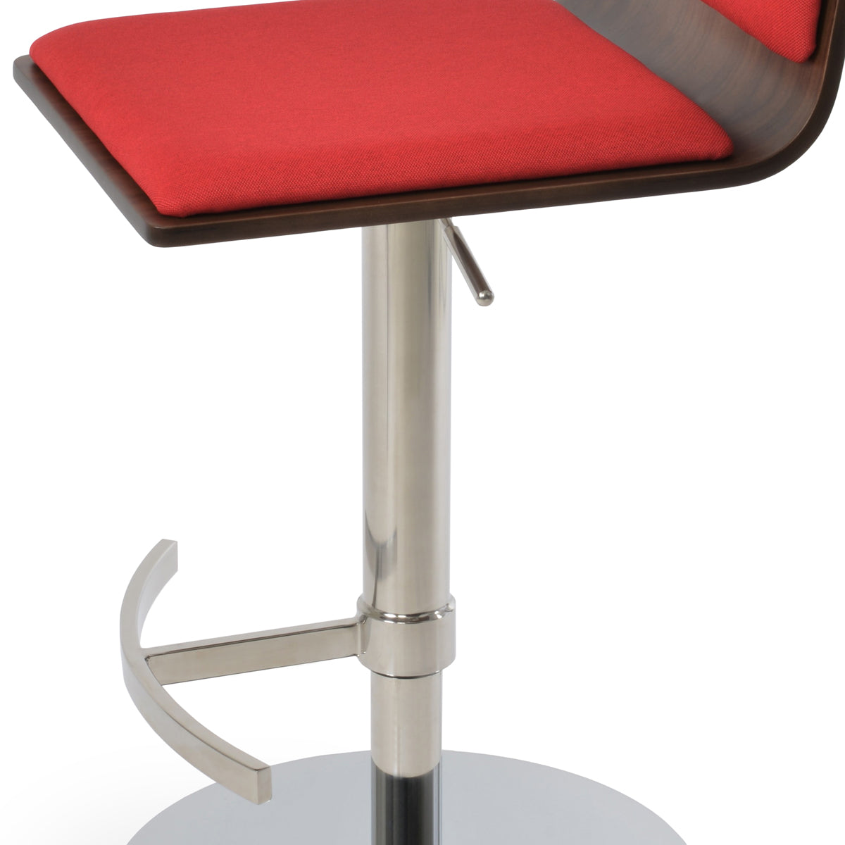 Corona T-Footrest Piston Stool