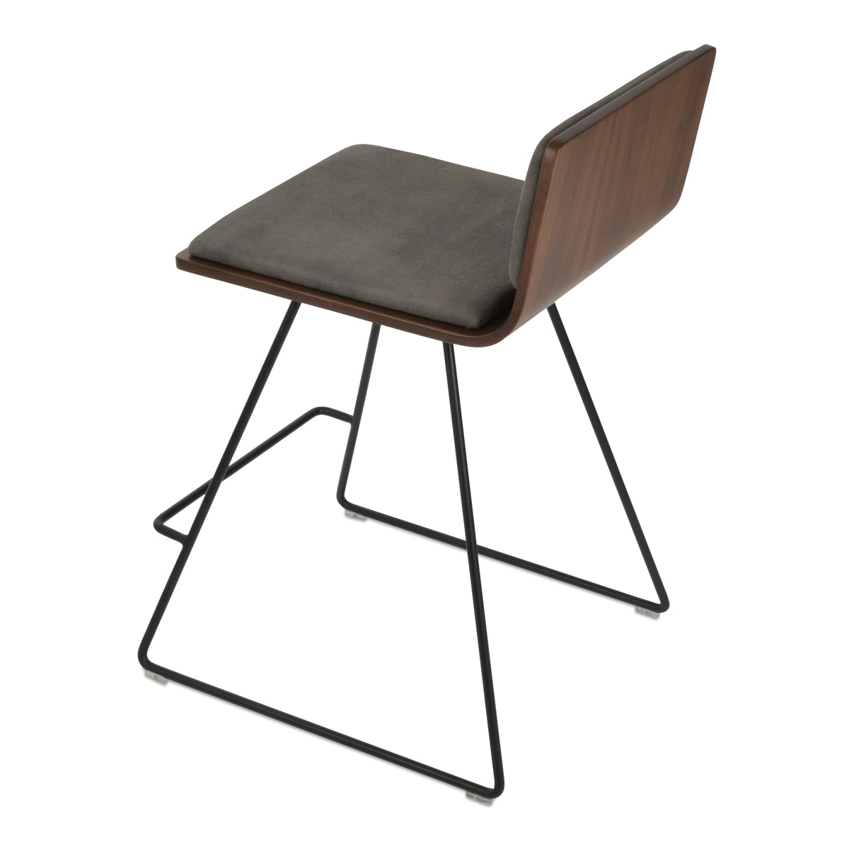 Corona Wire Bar Stool-Fabric