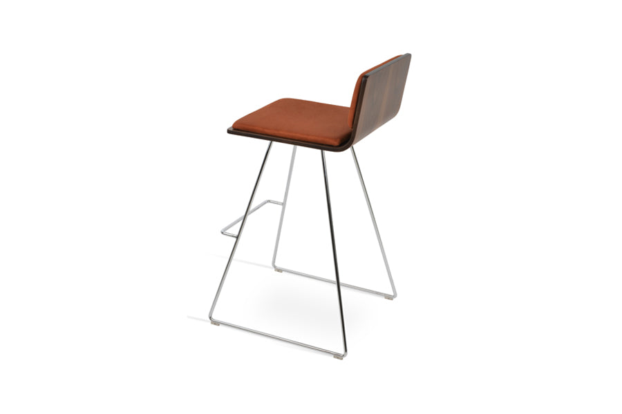 Corona Wire Bar Stool-Fabric