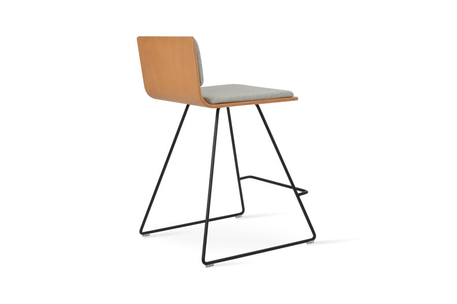 Corona Wire Bar Stool-Fabric