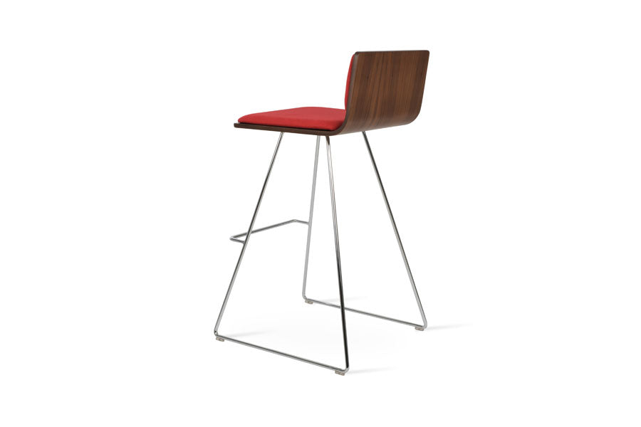 Corona Wire Bar Stool-Fabric