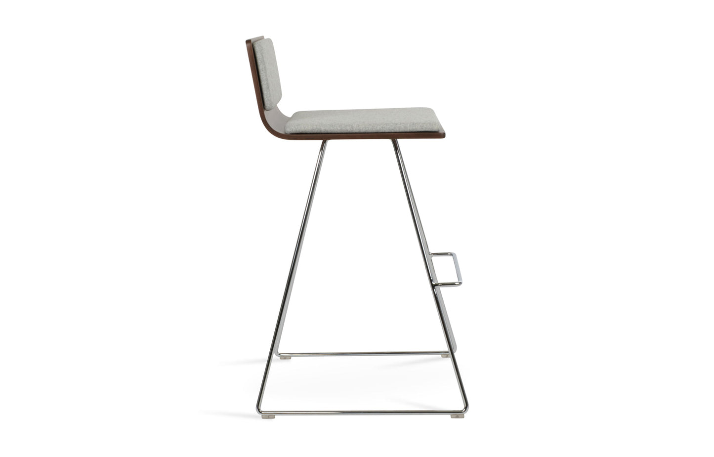 Corona Wire Bar Stool-Fabric