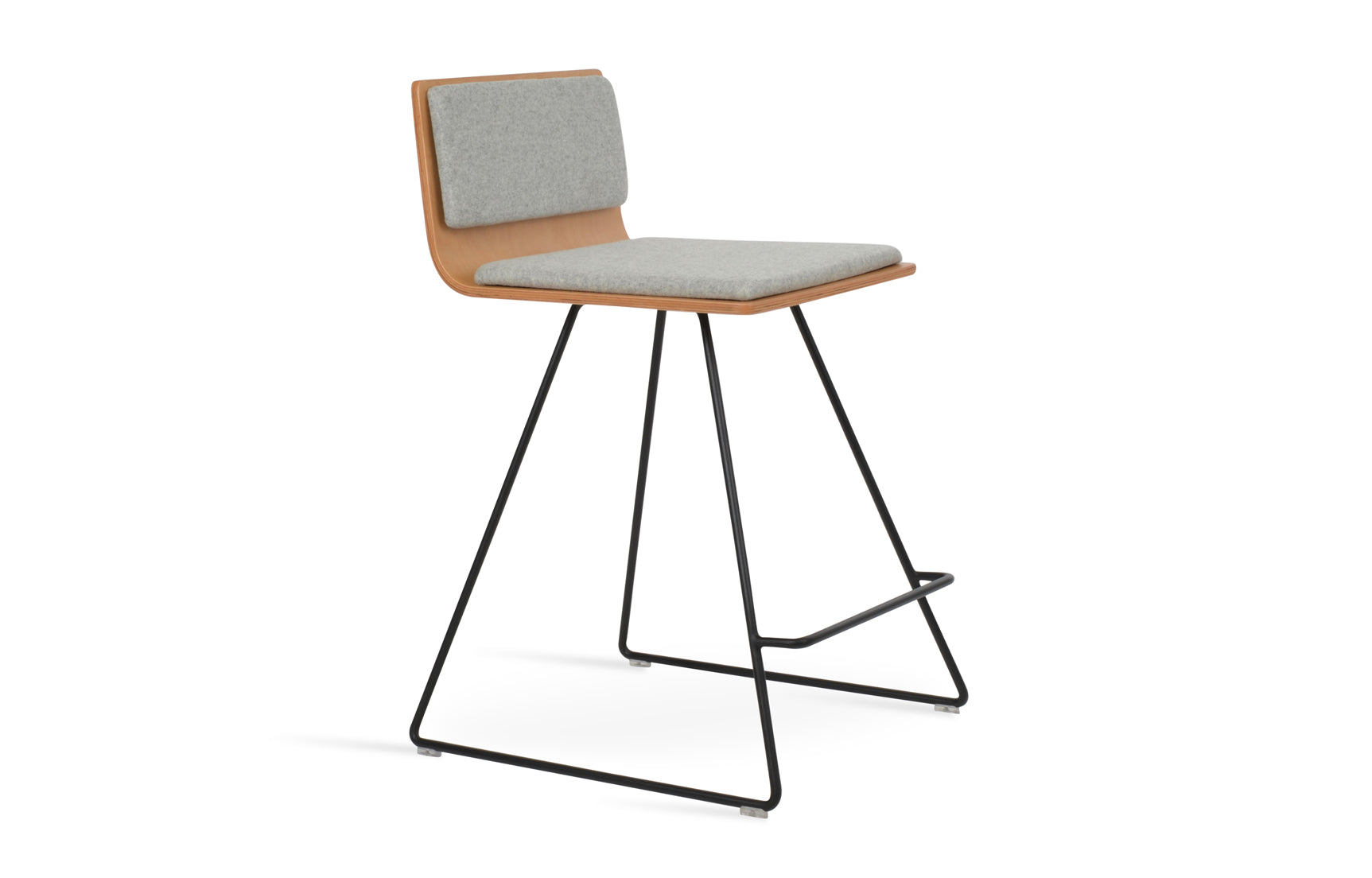 Corona Wire Bar Stool-Fabric