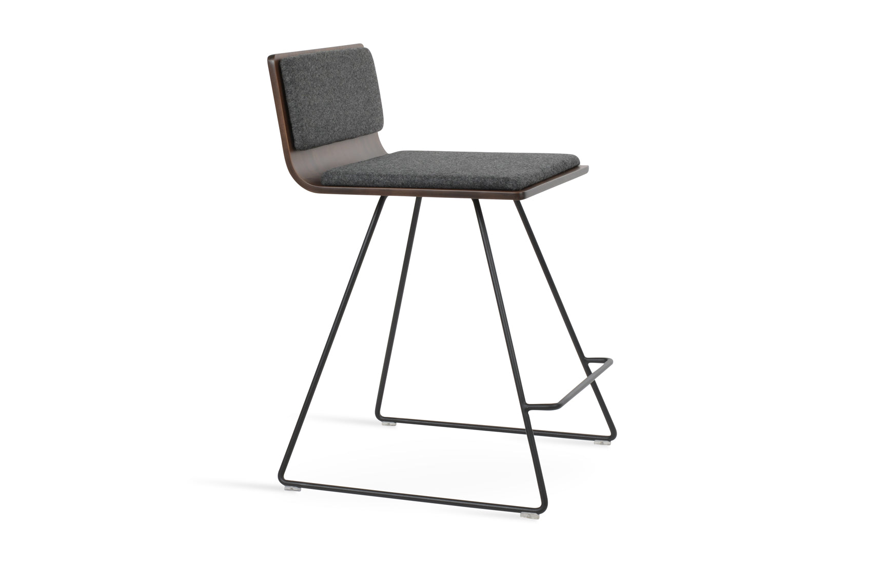 Corona Wire Bar Stool-Fabric