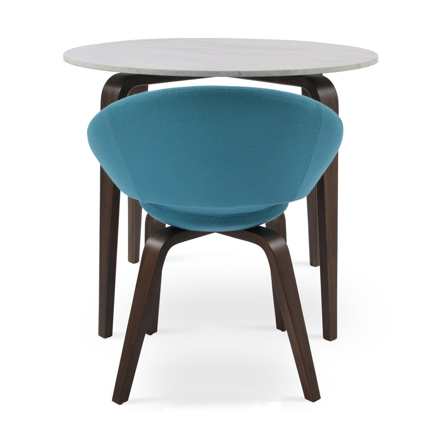 Crescent Plywood Dining Chair