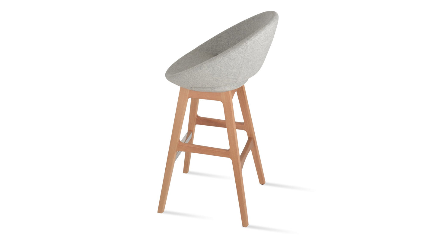 Crescent PR-Wood Counter Stool