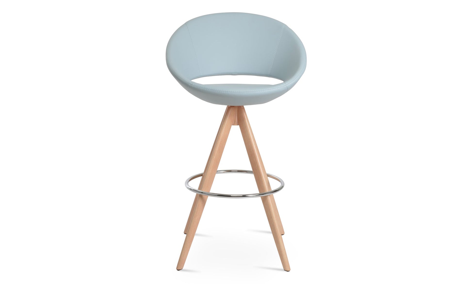 Crescent Pyramid-MW Swivel Stool