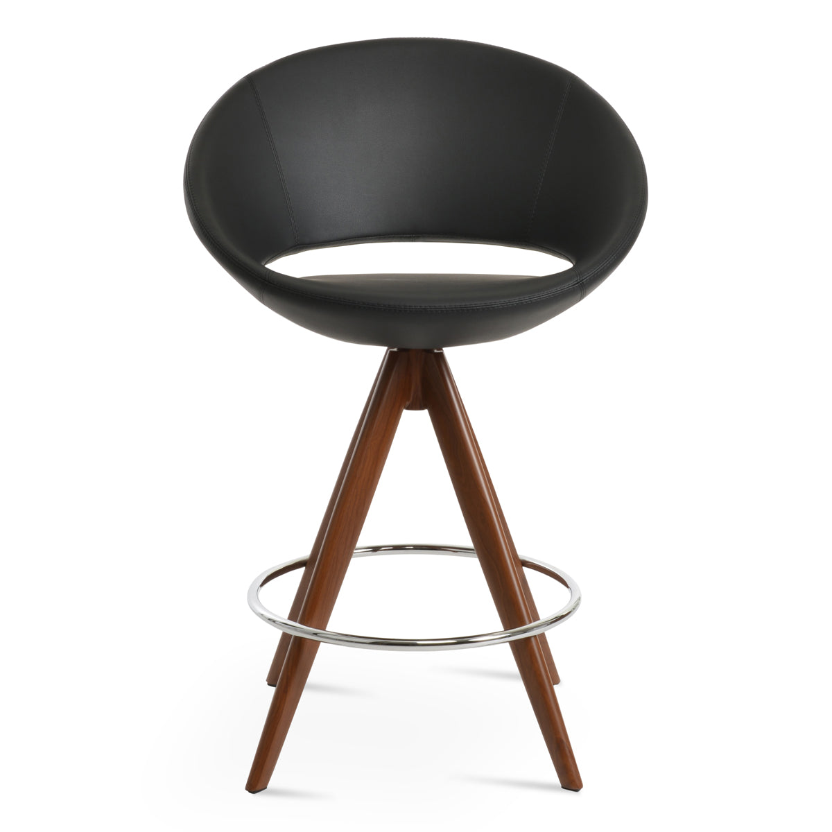 Crescent Pyramid-MW Swivel Stool