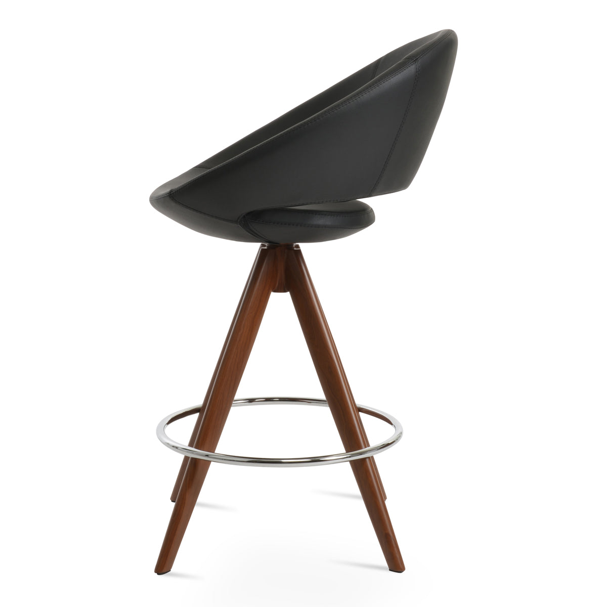 Crescent Pyramid-MW Swivel Stool