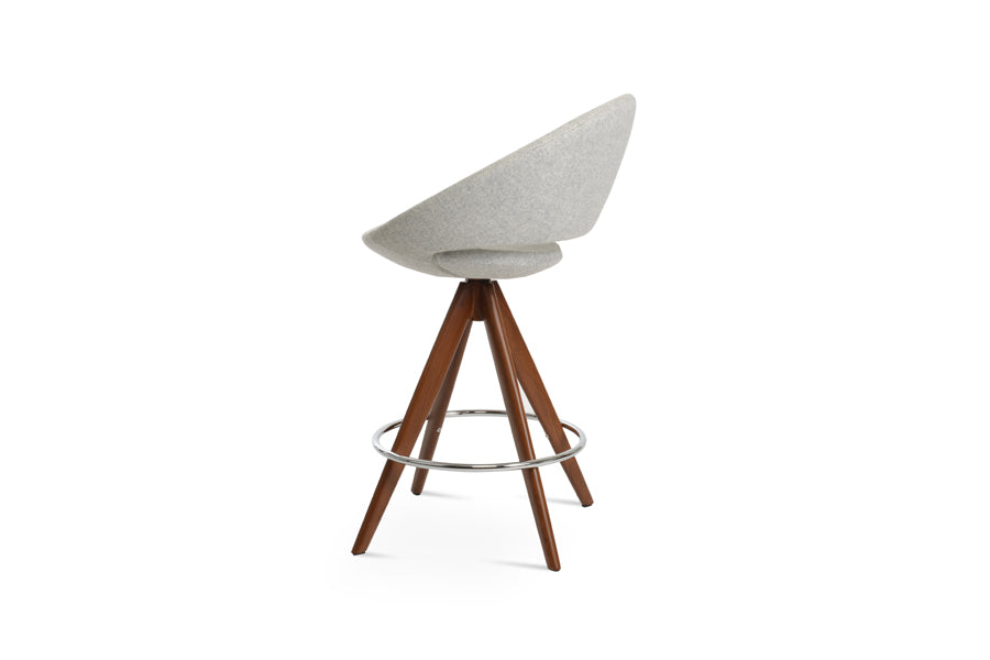 Crescent Pyramid-MW Swivel Stool