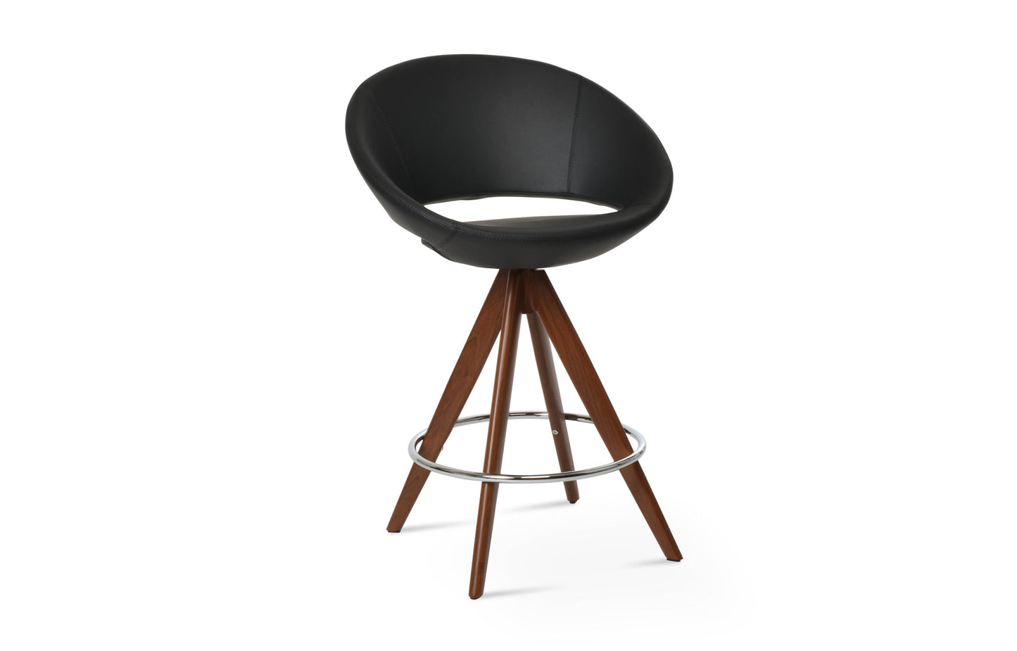 Crescent Pyramid-MW Swivel Stool