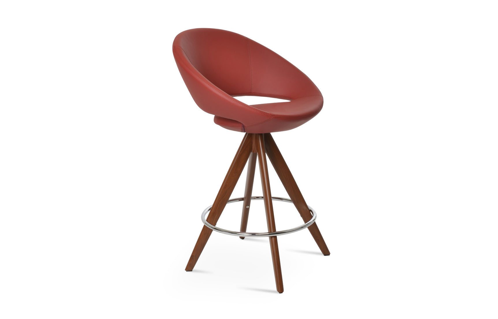 Crescent Pyramid-MW Swivel Stool