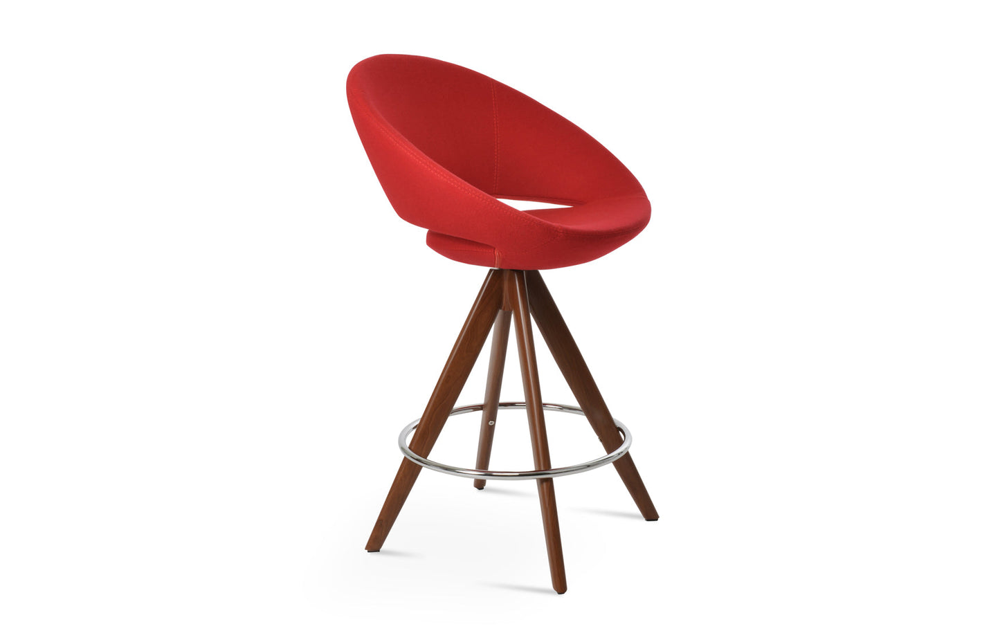 Crescent Pyramid-MW Swivel Stool