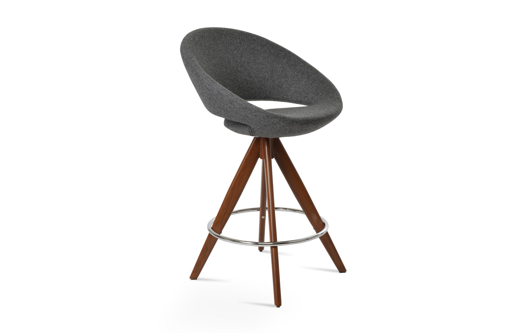 Crescent Pyramid-MW Swivel Stool