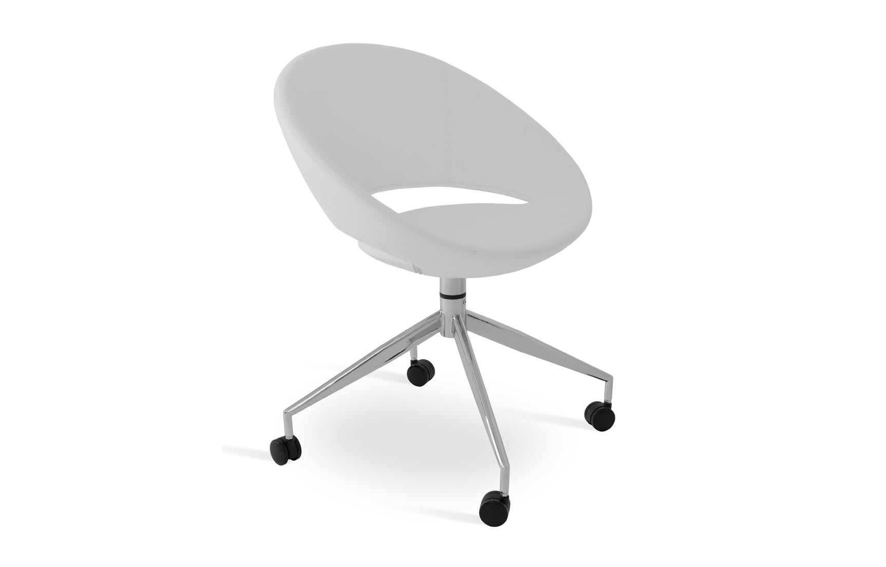 Crescent Spider Swivel Dining Chair