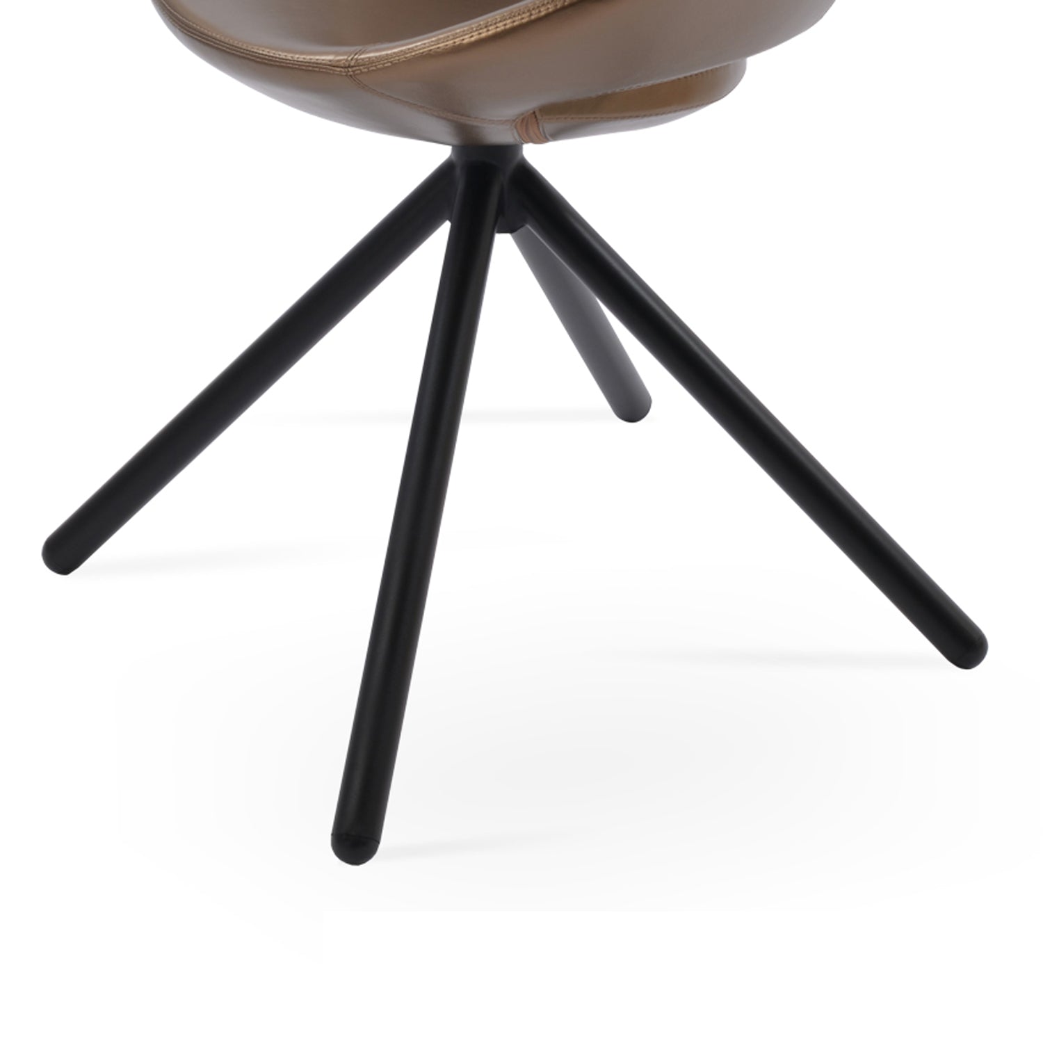 Crescent Stick Swivel Dining Chair