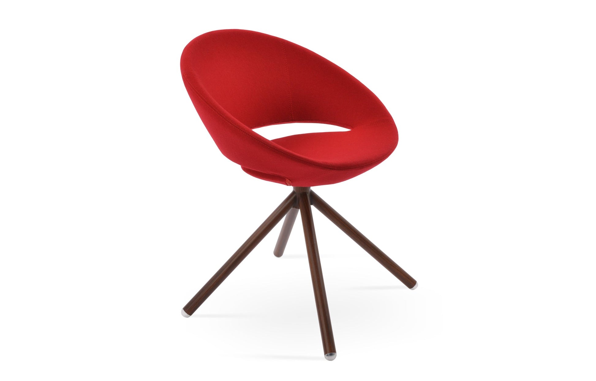 Crescent Stick Swivel Dining Chair