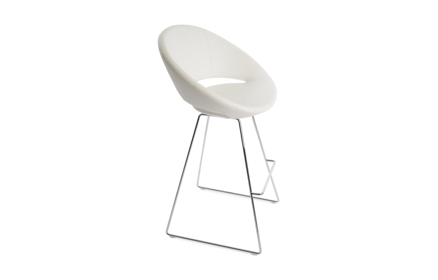 Crescent Wire Counter Stool