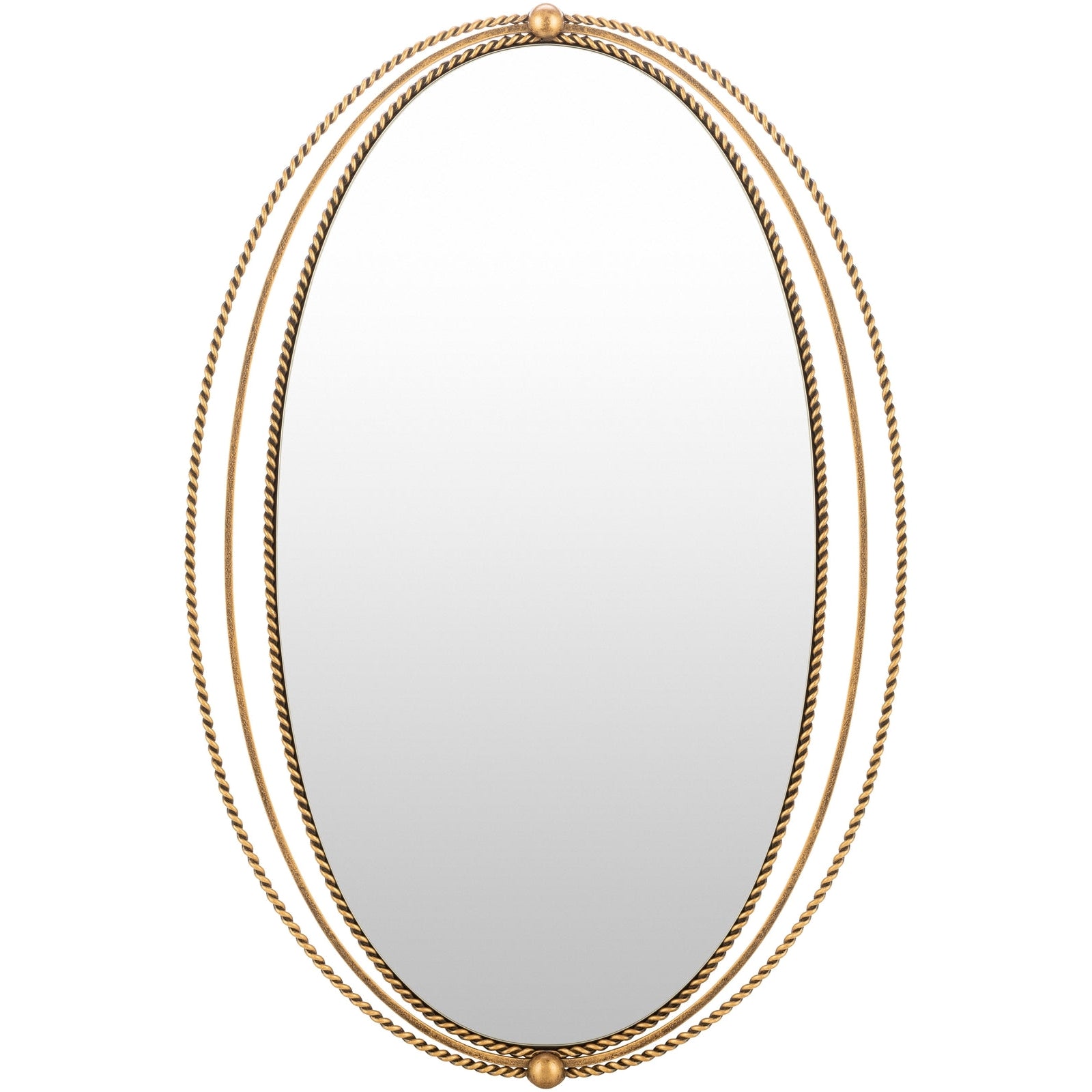 Surya Chasm Oval Mirror