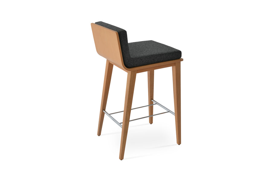 Dallas PL Wood Bar Stool