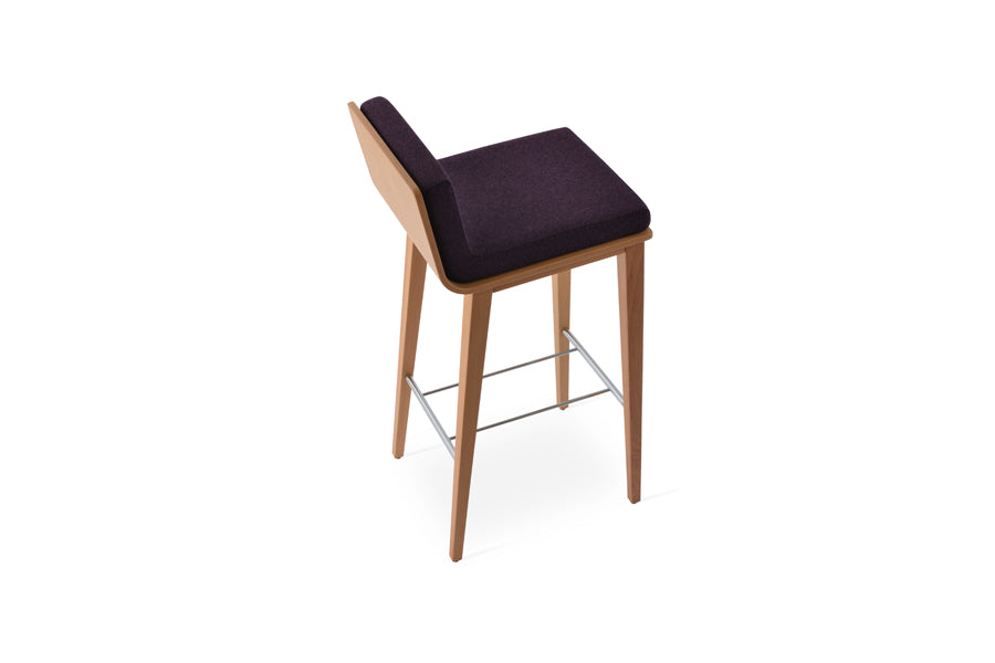 Dallas PL Wood Bar Stool