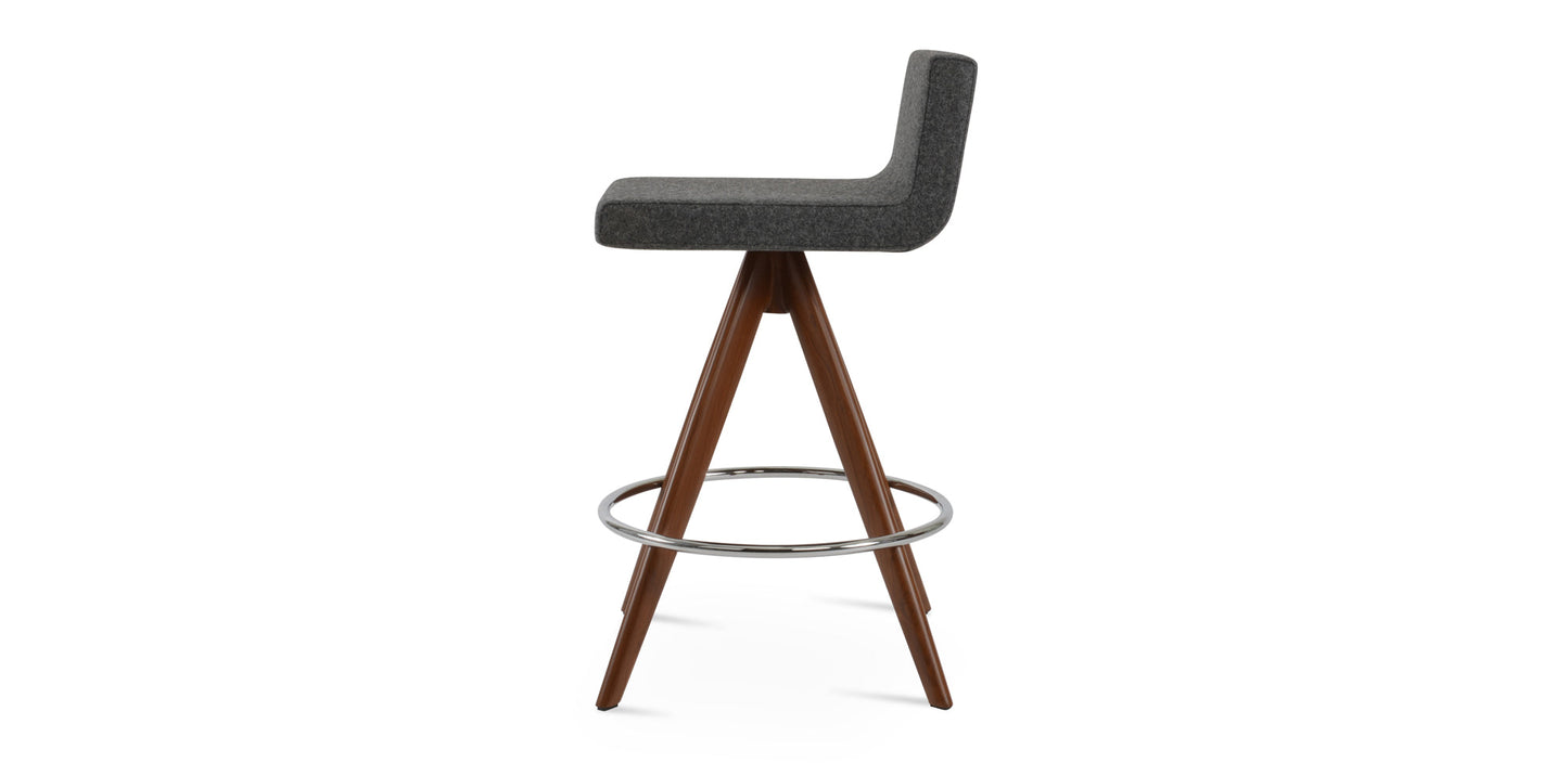 Dallas Pyramid MW Swivel Bar Stool