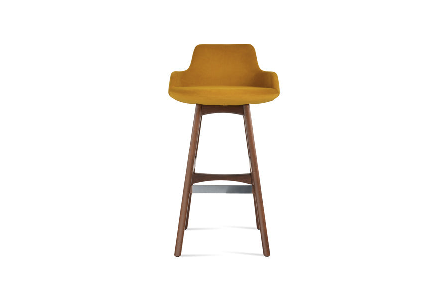 Dervish PR-Wood Bar Stool-Fabric