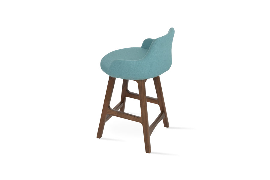 Dervish PR-Wood Bar Stool-Fabric