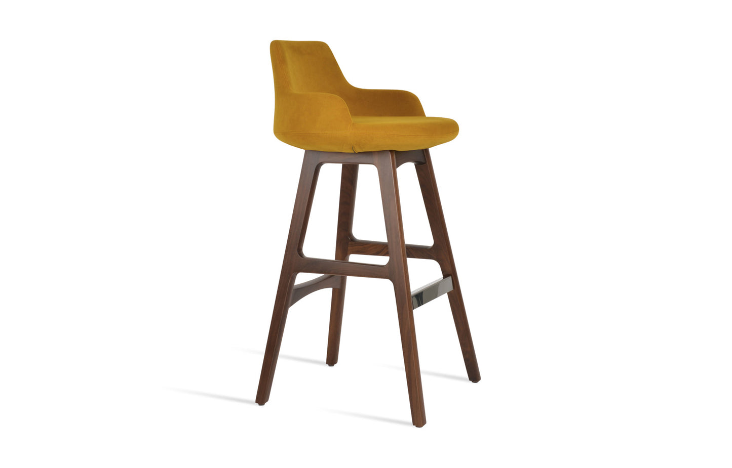 Dervish PR-Wood Bar Stool-Fabric