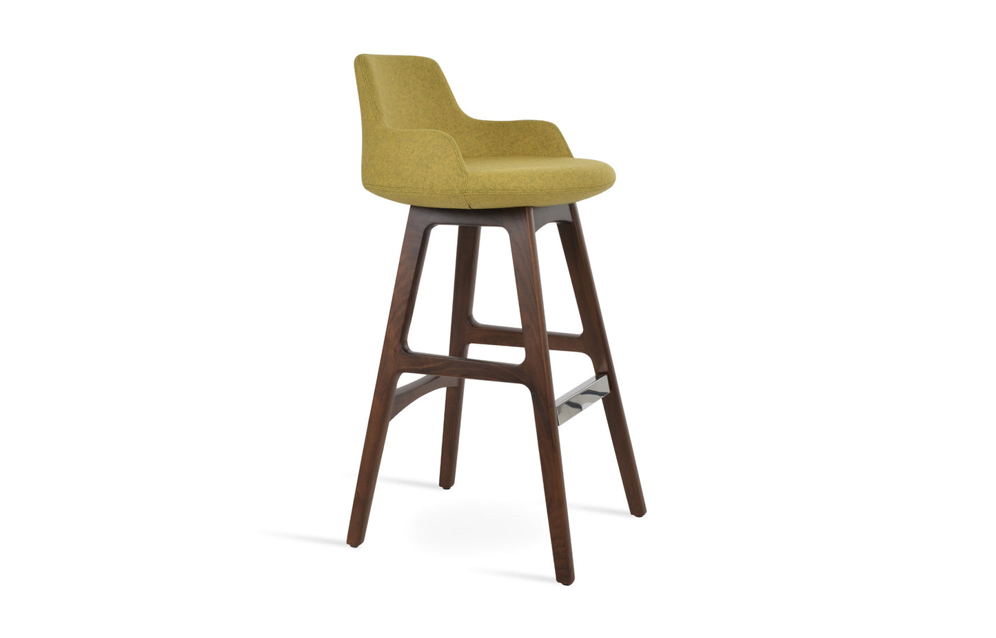 Dervish PR-Wood Bar Stool-Fabric