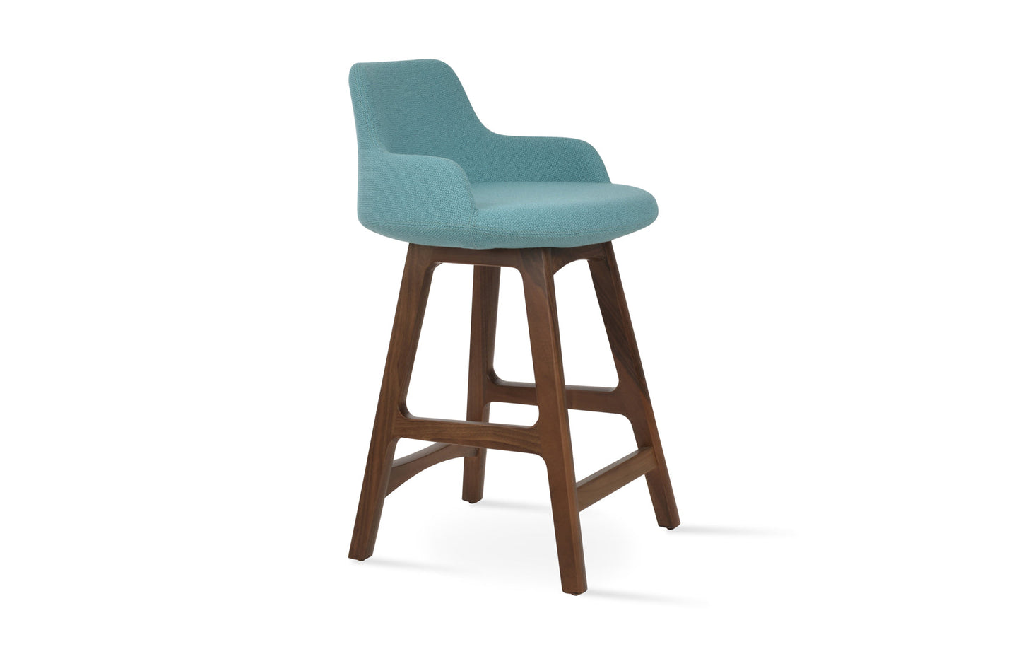 Dervish PR-Wood Bar Stool-Fabric