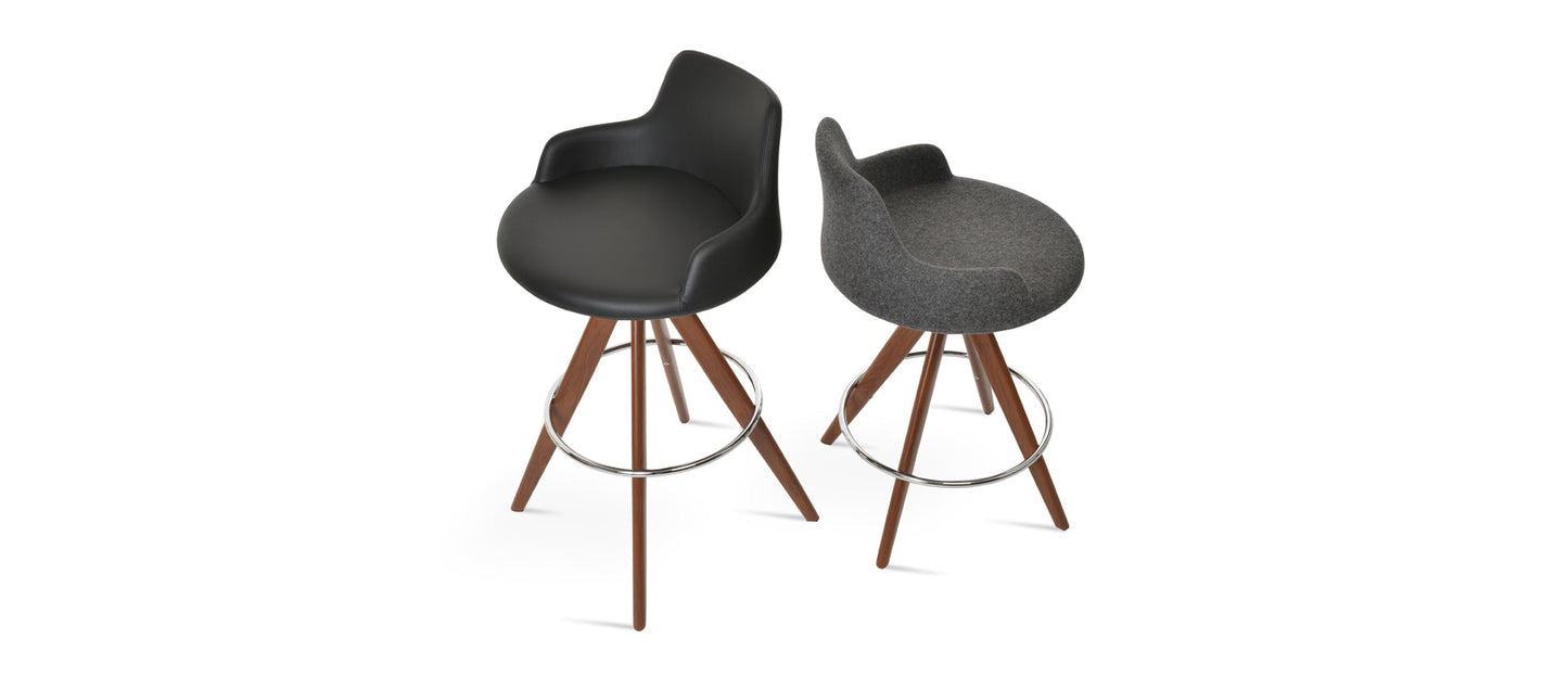 Dervish Pyramid MW Swivel Bar Stool